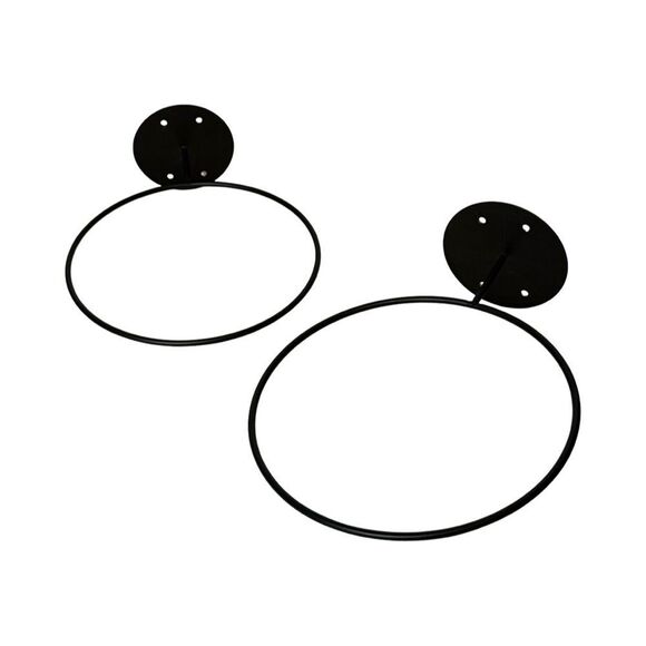 Wallniture Sporta Wall Mounted Storage Sports Ball Holder Display Steel Black 2 - Picture 10 of 10